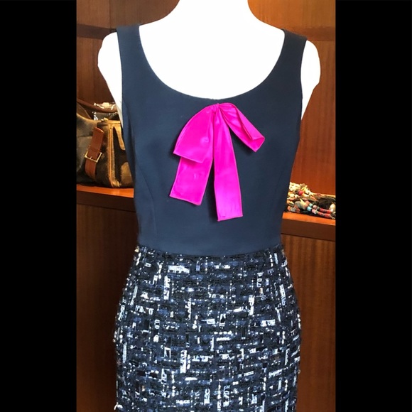 Oscar de La Renta sleeveless dress Tags removed. Elegant with a bit of fun - Picture 4 of 9